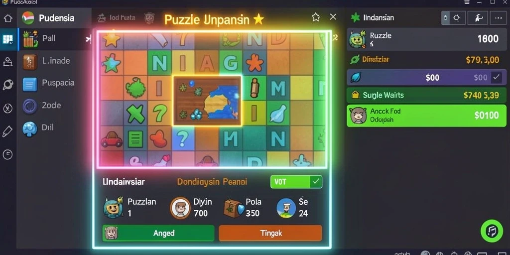 Tangkapan layar dari gameplay menarik 62IDN.