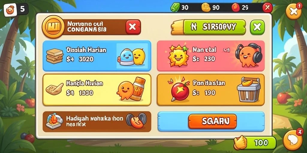 Tampilan antarmuka yang menarik dan mudah digunakan.