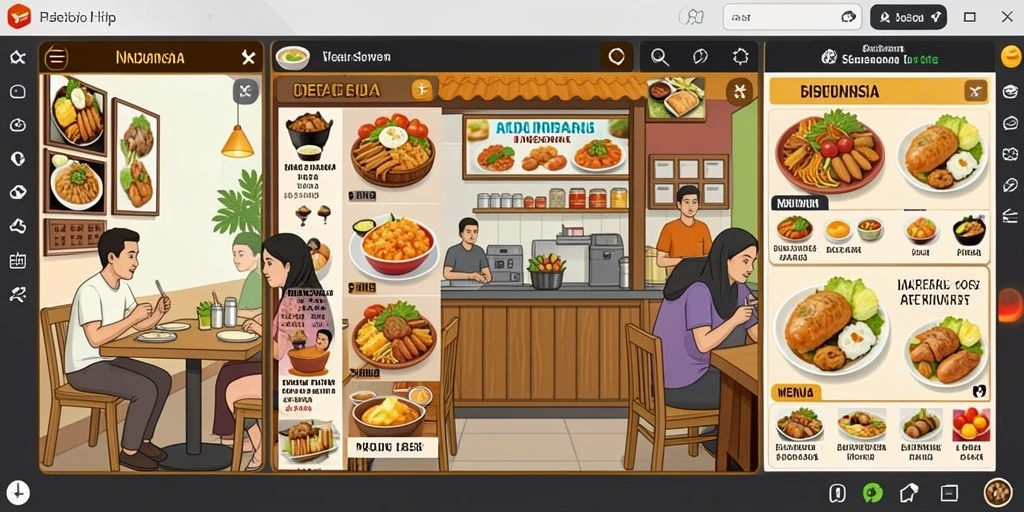 Tampilan antarmuka yang bersih dan modern.