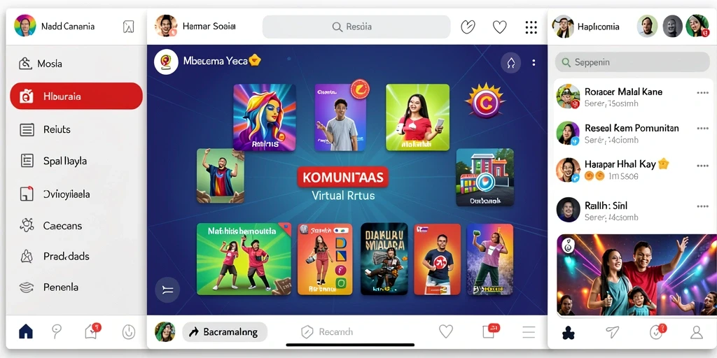 Antarmuka pengguna yang ramah dan menarik.