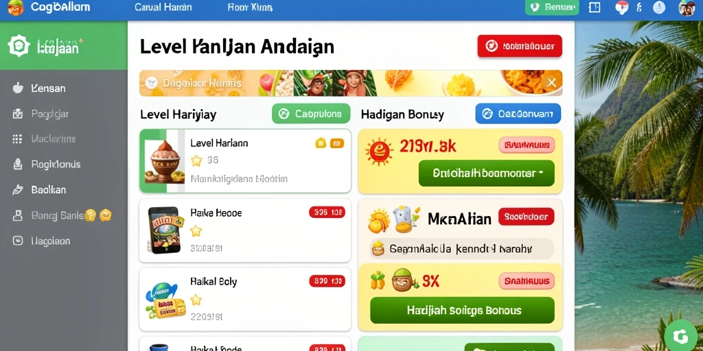 Tampilan antarmuka yang menarik dan user-friendly.