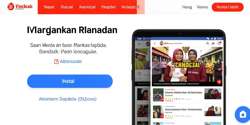 Tampilan menu utama yang intuitif dan menarik.