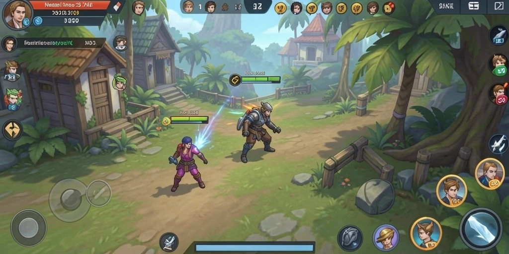 Tampilan awal game yang memikat dan mudah dipahami.