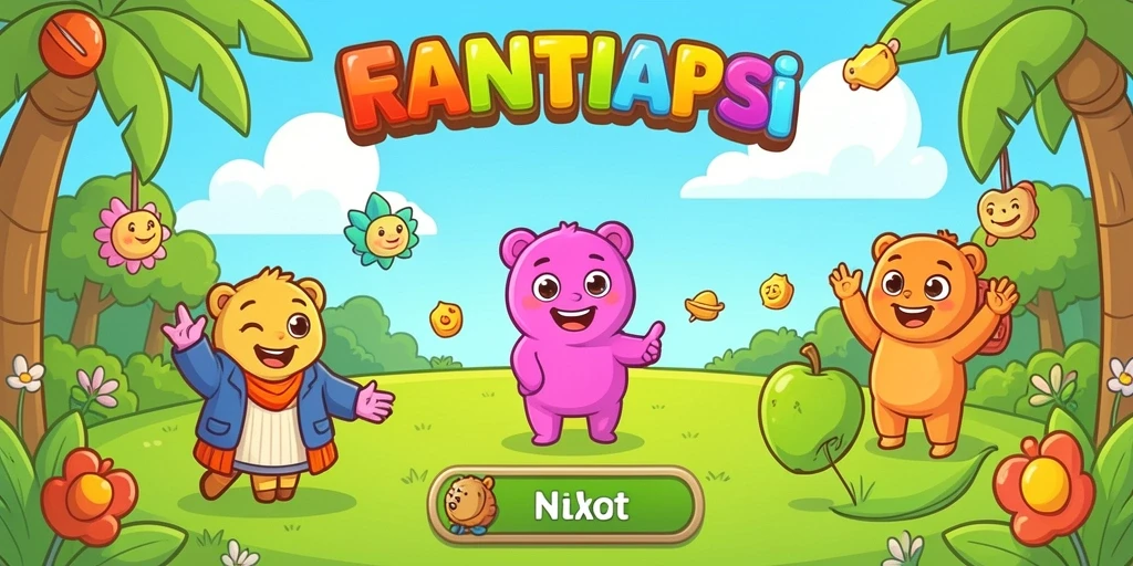 Screenshot menampilkan antarmuka permainan yang menarik.