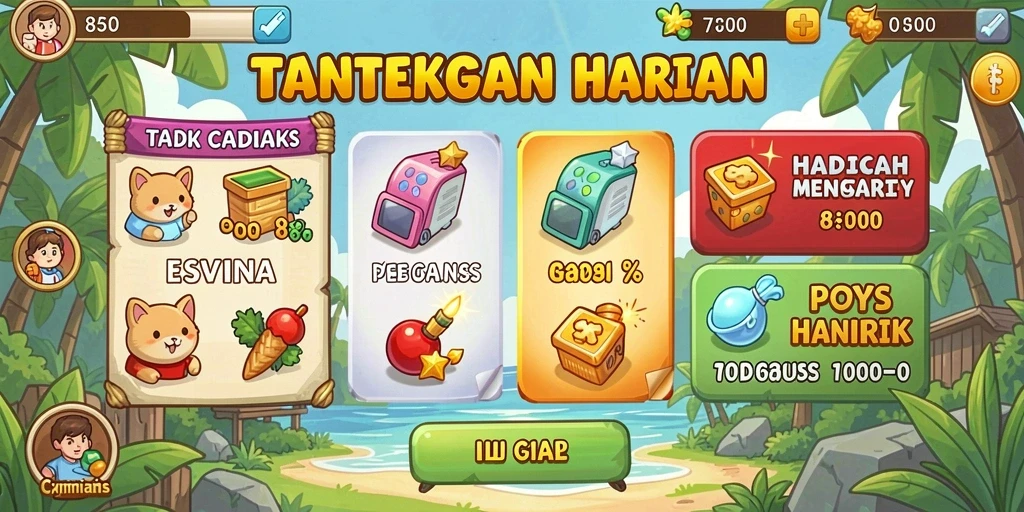 Tampilan menarik dengan desain grafis yang memukau.