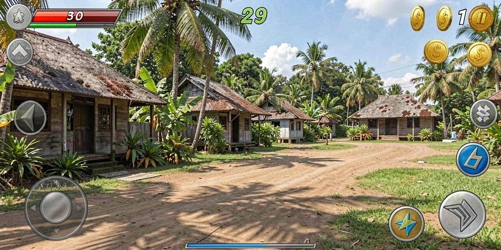 Tangkapan layar yang menunjukkan grafis menawan dari RSNVIP8.