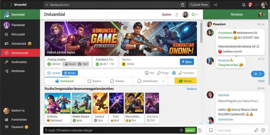 Tampilan karakter yang unik dan menarik.