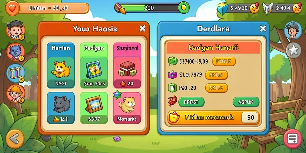 Tampilan antarmuka SOBATGAMING yang modern dan menarik.