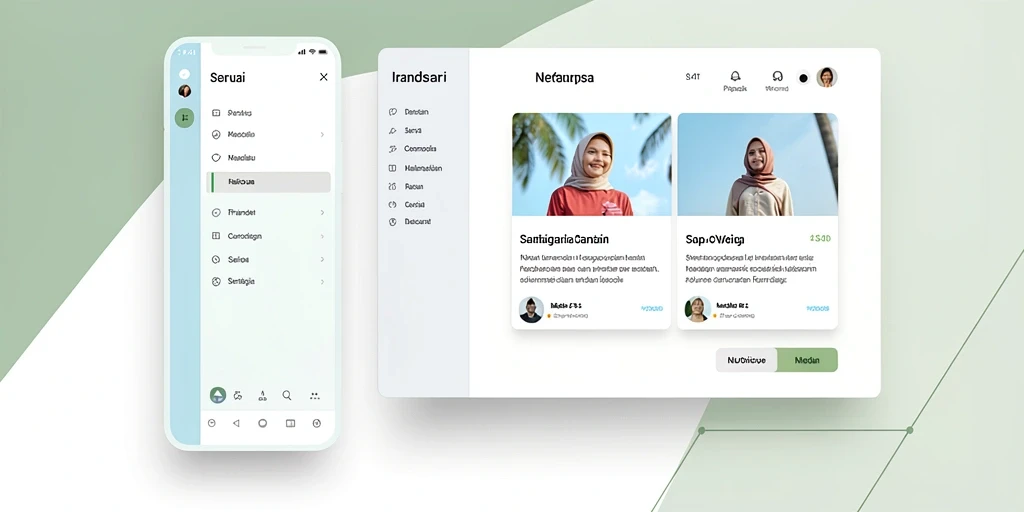Tampilan antarmuka yang user-friendly dan menarik.